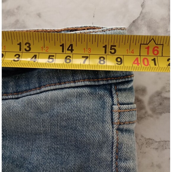 2 Denim Skinny Jeans Light & Dark Wash Size 12 - Picture 5 of 13